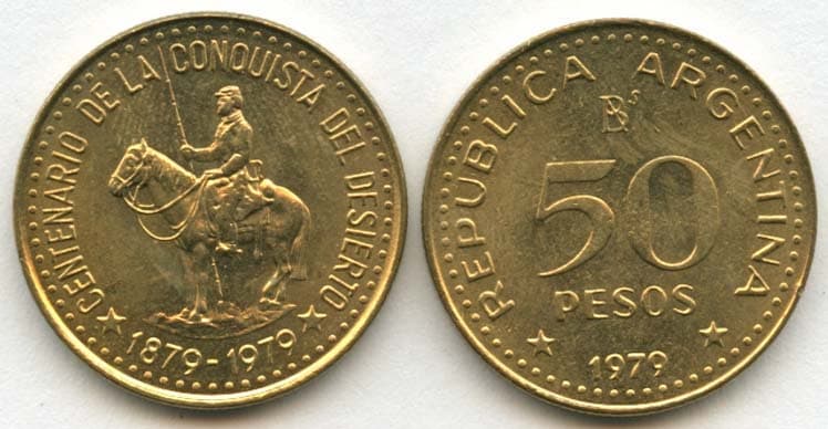 Argentina KM84(U) 50 Pesos – Lot of 20 representative product image