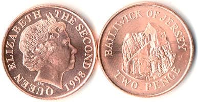 Jersey KM104(U) 2 Pence β Lot of 50 representative product image