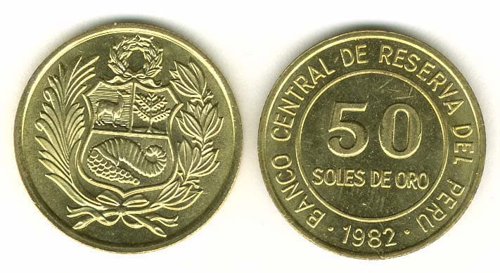 Peru KM273(U) 50 Soles β Lot of 25 representative product image