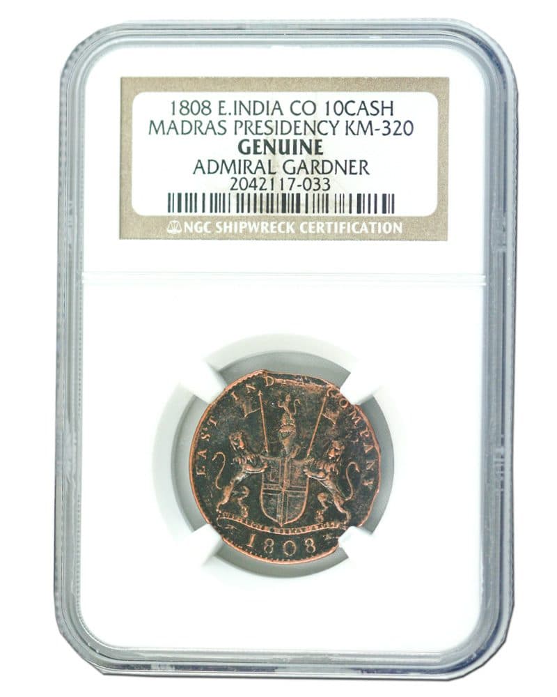 NGC-Certified Roman Coin: EINDKM320(AE), Grade MG β representative ECC supplier stock image; exact coin and slab vary