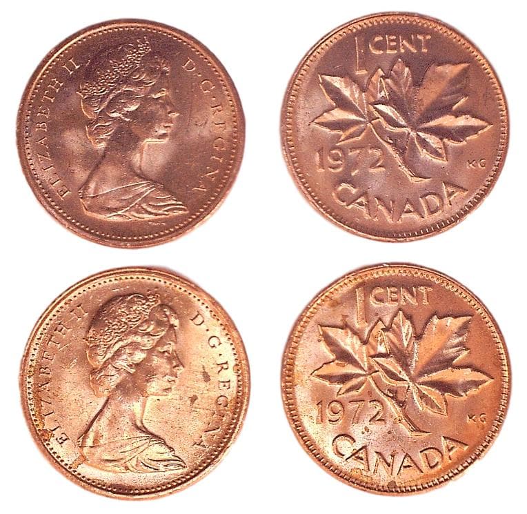 Canada KM59.1(U) 1 Cent β Lot of 59 representative product image