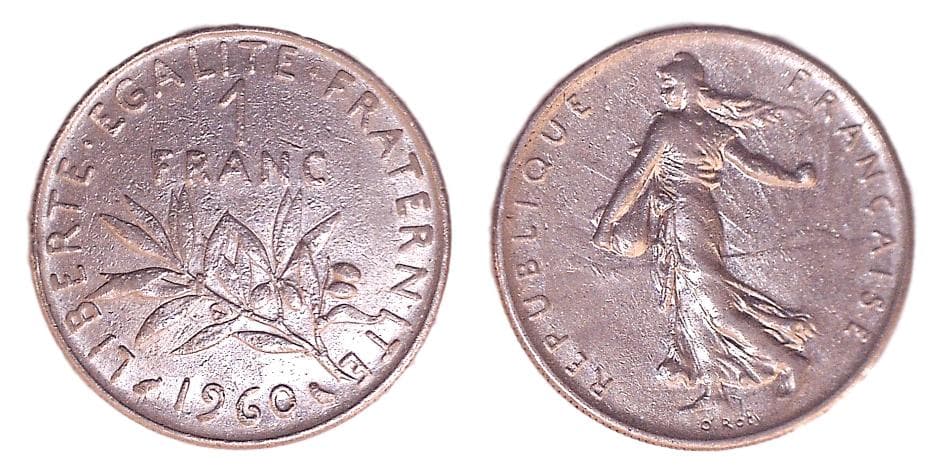 France KM925.1(XF) 1 Franc β Lot of 16 representative product image