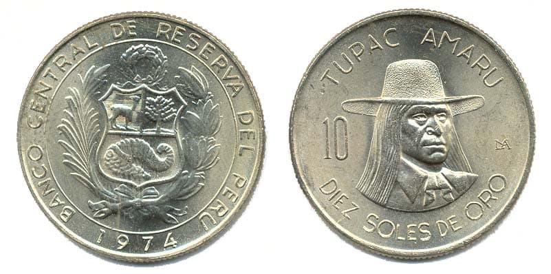 Peru KM258(U) 10 Soles β Lot of 20 representative product image