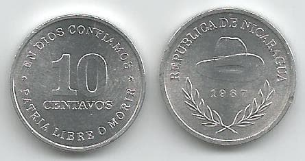 Nicaragua KM56(U) 10 Centavos β Lot of 40 representative product image