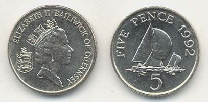 Guernsey KM42.2(U) 5 Pence β Lot of 25 representative product image