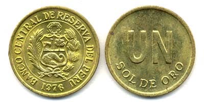 Peru KM266.1(U) 1 Sol β Lot of 45 representative product image