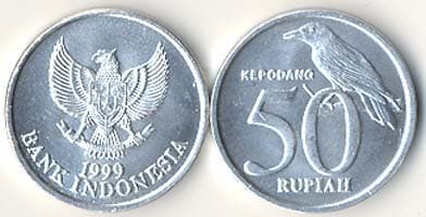 Indonesia KM60(U) 50 Rupiah β Lot of 100 representative product image
