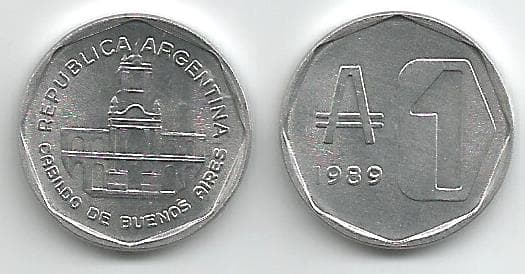 Argentina KM100(U) 1 Austral β Lot of 60 representative product image