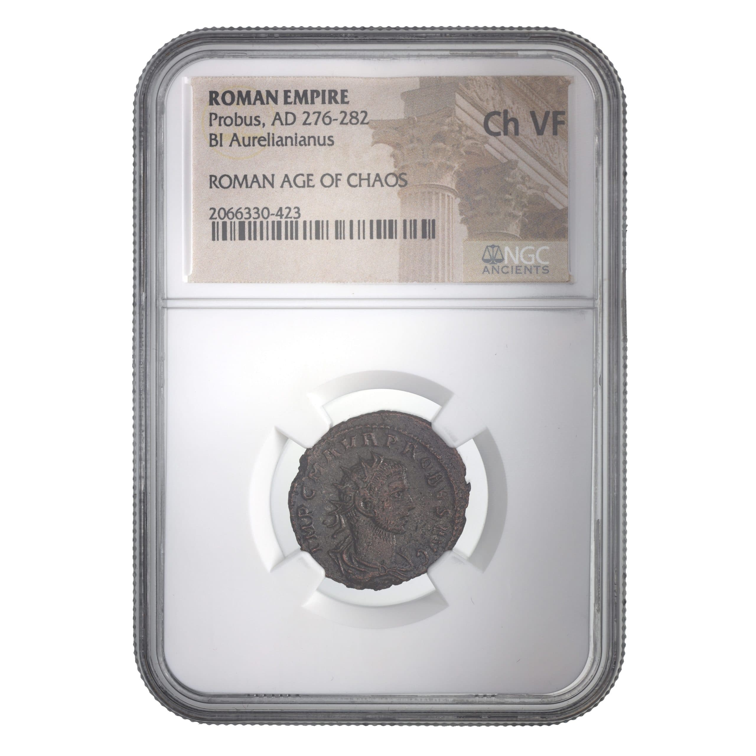 NGC-Certified Roman Coin: Probus, ANT, Grade CH-VF — representative ECC supplier stock image; exact coin and slab vary
