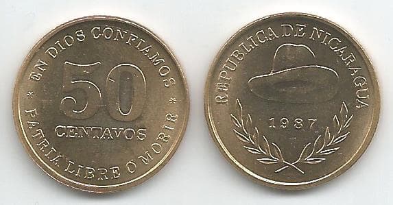 Nicaragua KM58(U) 50 Centavos β Lot of 40 representative product image