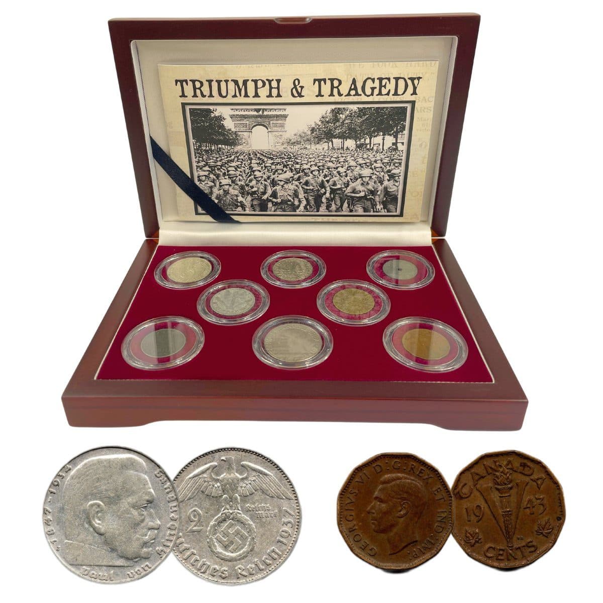 Triumph & Tragedy Box: The Second World War European Theater (WWII) (Eight-Coin Box) representative product image