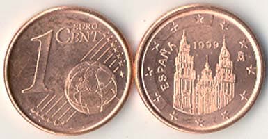 Spain KM1040(U) 1 Spai. Cent β Lot of 80 representative product image