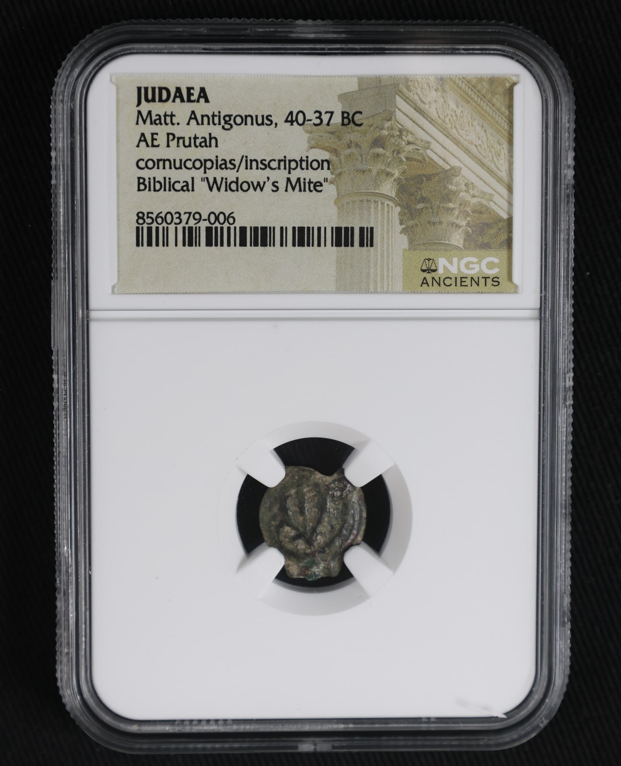 NGC-Certified Roman Coin: MANTIGONUS, Grade HG β representative ECC supplier stock image; exact coin and slab vary