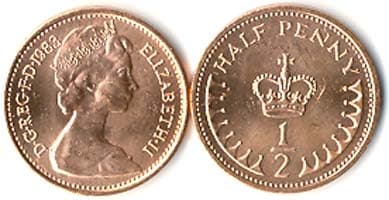 Great Britain KM926(U) 1/2 Penny β Lot of 35 representative product image