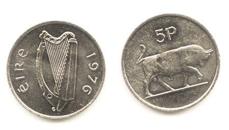 Ireland KM22(U) 5 Pence β Lot of 20 representative product image