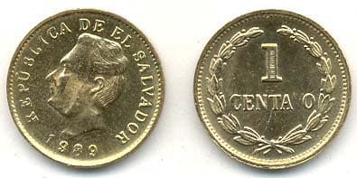 El Salvador KM135.1a(U) 1 Centavo * – Lot of 65 representative product image