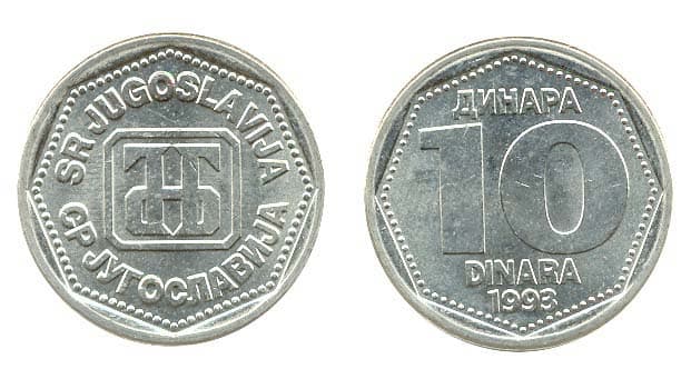 Yugoslavia KM157(U) 10 Dinara – Lot of 55 representative product image