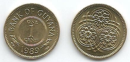 Guyana KM31(U) 1 Cent β Lot of 100 representative product image