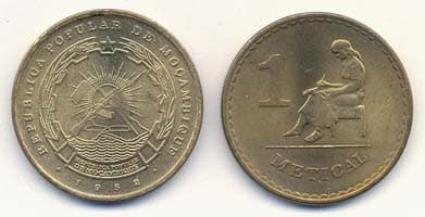 Mozambique KM99(U) Metical – Lot of 5 representative product image