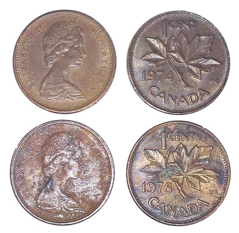 Canada KM132(F-VF) Cent – Lot of 100 representative product image