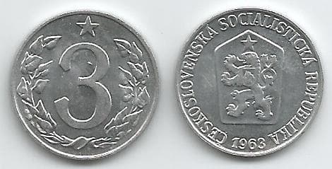 Czechoslovakia KM52(U) 3 Haleru β Lot of 31 representative product image