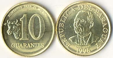 Paraguay KM178(U) 10 Guaranies (Cow) β Lot of 100 representative product image