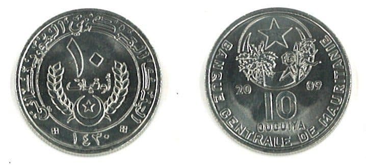 Mauritania KM4a(U) 10 Ouguiya β Lot of 20 representative product image