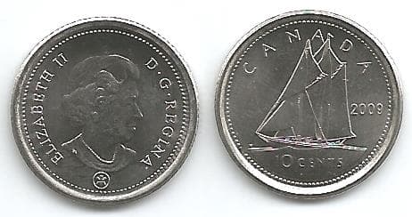 Canada KM492(U) 10 Cents β Lot of 67 representative product image