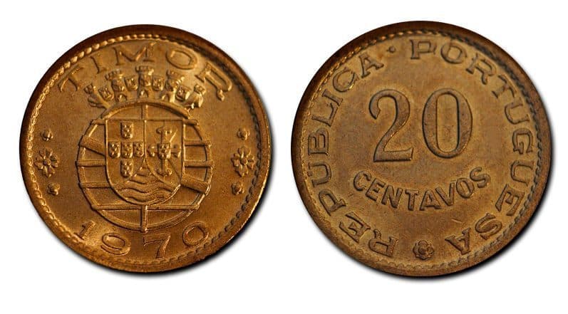 Timor KM17(U) 20 Centavos β Lot of 12 representative product image