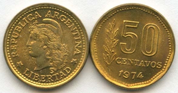 Argentina KM68(U) 50 Centavos – Lot of 50 representative product image
