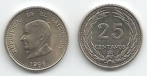 El Salvador KM139a(U) 25 Centavos β Lot of 30 representative product image