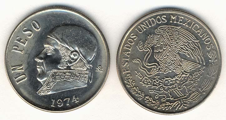 Mexico KM460(U) 1 Peso β Lot of 25 representative product image