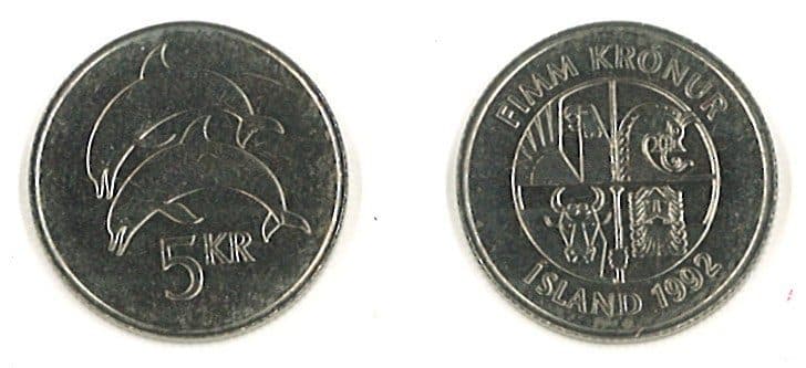 Iceland KM28(U) 5 Kronur – Lot of 25 representative product image