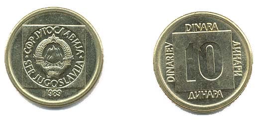 Yugoslavia KM131(U) 10 Dinara β Lot of 65 representative product image