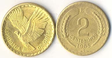 Chile KM193(VF) 2 Centesimos (Condor) – Lot of 45 representative product image