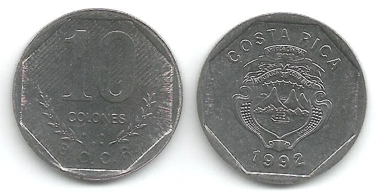 Costa Rica KM215.1(U) 10 Colones β Lot of 30 representative product image