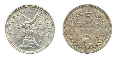 Chile KM165(VF) 5 Centavos β Lot of 40 representative product image