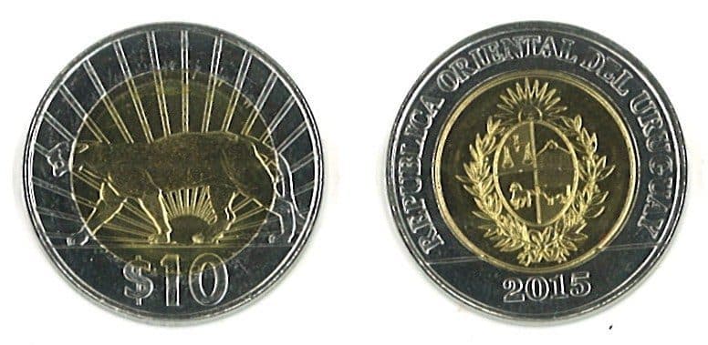 Uruguay KM134(U) 10 Pesos Uruguayos β Lot of 20 representative product image