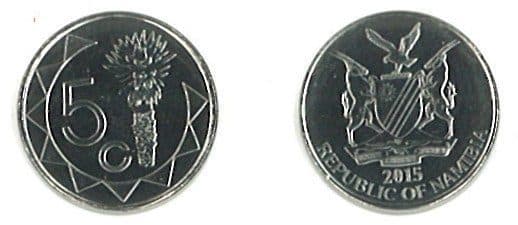 Namibia KM1(U) 5 Cents β Lot of 80 representative product image