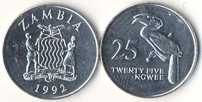 Zambia KM29(U) 25 Ngwee β Lot of 100 representative product image