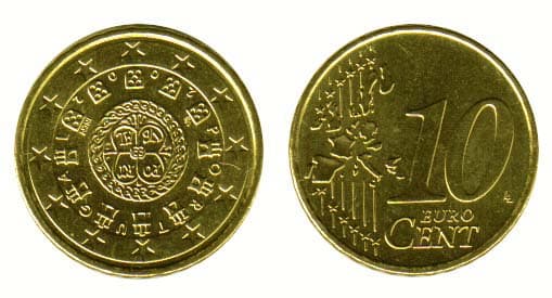 Portugal KM743(U) 10 Port. Cents β Lot of 55 representative product image
