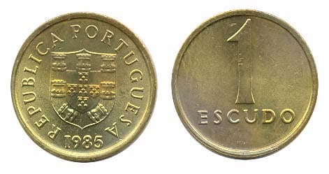 Portugal KM614(U) 1 Escudo β Lot of 50 representative product image