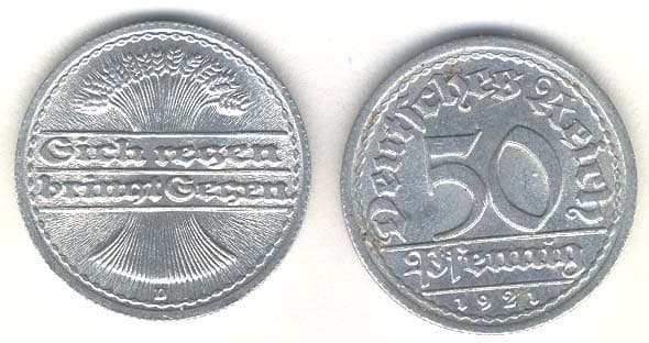 Germany KM27(U) 50 Pfennig β Lot of 15 representative product image