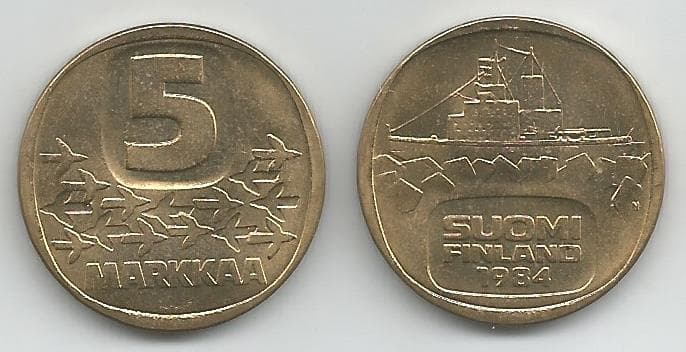Finland KM57(U) 5 Markkaa β Lot of 35 representative product image