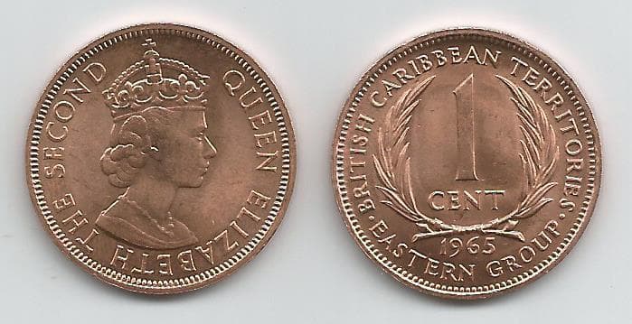 British East Caribbean KM2(U) Cent β Lot of 35 representative product image