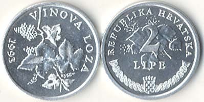 Croatia KM4(U) 2 Lipe β Lot of 100 representative product image