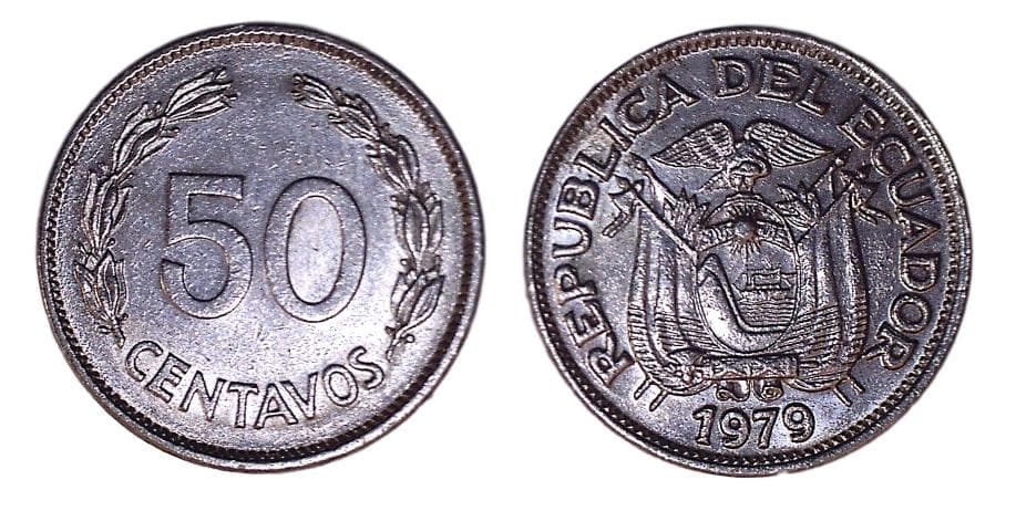 Ecuador KM81(AU) 50 Centavos β Lot of 31 representative product image