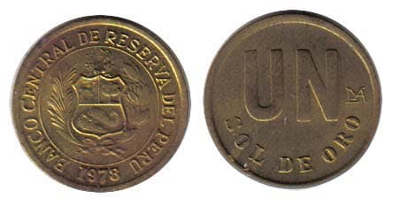 Peru KM266.2(U) 1 Sol – Lot of 55 representative product image