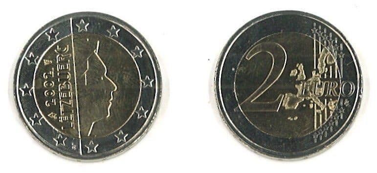 Luxembourg KM82(U) 2 Luxe. Euros β Lot of 5 representative product image
