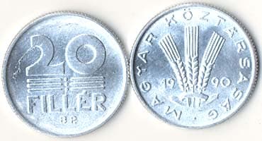 Hungary KM676(U) 20 Filler β Lot of 100 representative product image